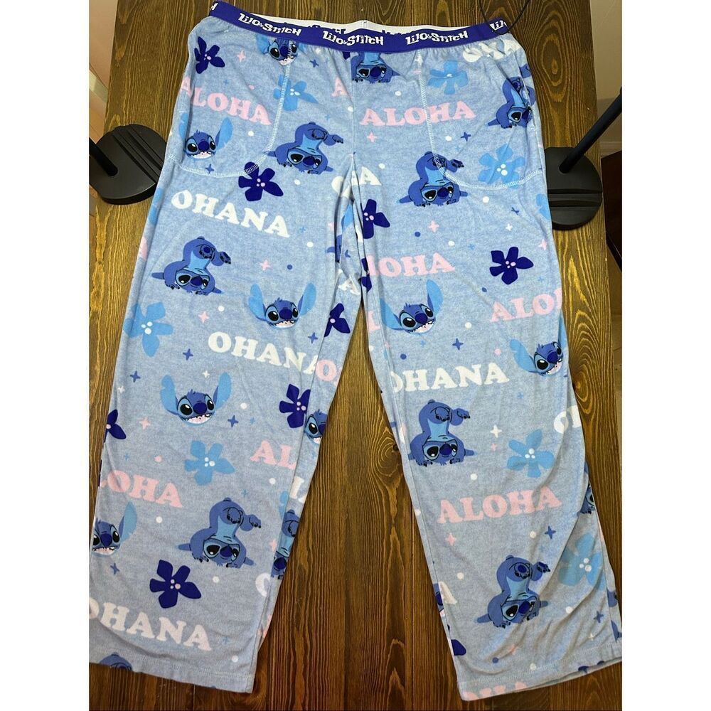 Disney LILO & Stitch Sleep Pants. Graphic All Over Print size 3XL XXXL - Picture 1 of 5